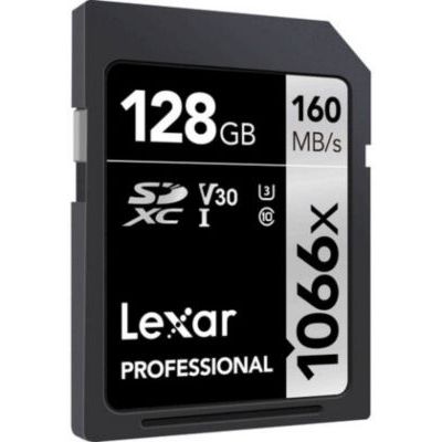image Carte SD LEXAR SDXC 128Go UHS-I 1066x