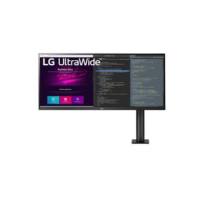 image LG Electronics LG ERGO UltraWide 34WN780P-B Ecran PC ultra large 34' - dalle IPS résolution UWQHD (3440x1440), 5ms 75Hz, HDR 10, sRGB 99%, AMD FreeSync, pied ergonomique réglable, haut-parleurs