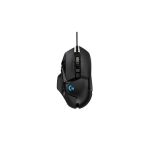 image produit Logitech G502 HERO Souris Gamer Filaire Haute Performance, Capteur Gaming HERO 16K, 16000 PPP, RVB, Poids Ajustable, 11 Boutons Programmables, Mémoire Intégrée, PC/Mac - Version Allemande - Noire - livrable en France