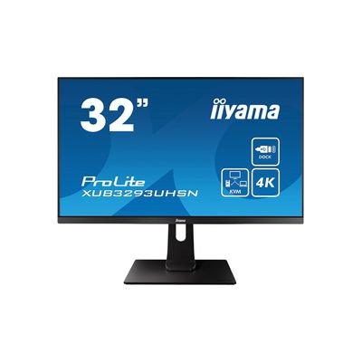 image iiyama 80cm/31,5'' (3840x2160) Prolite XUB3293UHSN-B1 16:9 4ms IPS HDMI DisplayPort USB-C USB-HUB VESA Speaker 4K UHD BL