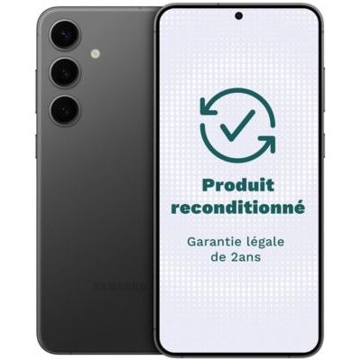 image Smartphone SAMSUNG Galaxy S24 Noir 256Go Excellent État avec Batterie Neuve -