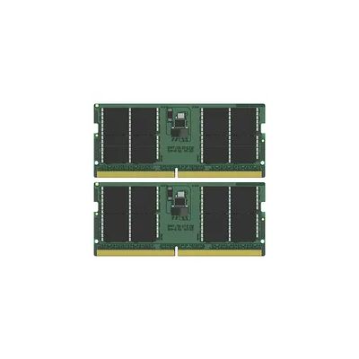 image Kingston Technology ValueRAM 32GB 5200MT/s DDR5 Non-ECC CL42 SODIMM (Kit de 2) 1Rx8 KVR52S42BS8K2-32 Mémoire d’Ordinateur Portable