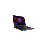 image produit MSI Raide GE68 HX 13VG-006fr : Intel Core i9 13950HX - 32GB DDR5-2TB SSD - Nvidia RTX4070 8GB - 16' QHD 240Hz - Windows 11 Professionnel - Clavier Azerty retroéclairé