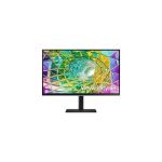 image produit Samsung Écran PC Professionnel 27'' Série S80A Noir, Dalle IPS, UHD (3840 x 2160), HDMI, Display Port, Hub USB, Pied Has et Fonction Pivot