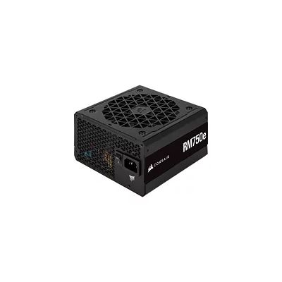 Corsair RM750e (2023) Alimentation ATX Entièrement Modulaire et Silencieuse - Compatible ATX 3.1 et PCIe 5.1 - Condensateurs à 105°C - Efficacité 80 PLUS Gold - Support de Veille Moderne - Noir
