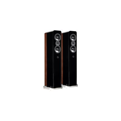 image Enceintes colonne Q Acoustics Concept 500 Noir and Noyer