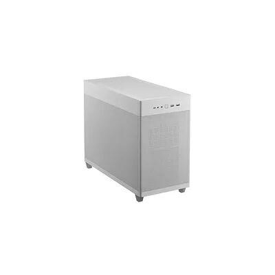 image ASUS Prime AP201, MicroATX, 33 litres, Compatible avec radiateurs jusqu'à 360 mm, Peut contenir des Cartes vidéo jusqu'à 338 mm, Panneaux en Maille, Ouverture sans Outils, USB Type-C Avant, Blanc