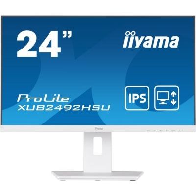 iiyama Prolite XUB2492HSU-W5 LED Display 61 cm (24") 1920 x 1080 Pixels Full HD Blanc