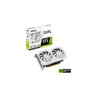 image ASUS DUAL NVIDIA GeForce RTX 3060 OC Edition / Blanc – Carte graphique (8GB GDDR6, PCIe 4.0, HDMI 2.1, DisplayPort 1.4a)