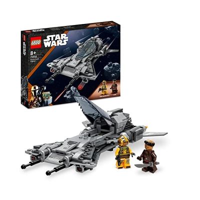 image LEGO Star Wars Pirate Snub Fighter, The Mandalorian Seizoen 3 Bouwbaar Speelgoed voor Kinderen met Starfighter Model, Piloot en Vane Minifiguur, Verzamelbaar Cadeau voor Jongens en Meisjes 75346