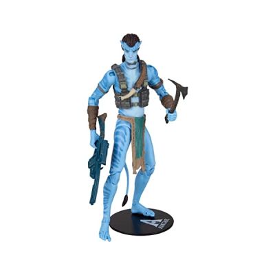 image Bandai - Disney Avatar - Figurine McFarlane 17cm - Jake Sully - Figurine Officielle Issue du Film Avatar 2 réalisé par James Cameron - TM16307