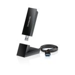 image produit NETGEAR Nighthawk Clé USB (A8000), Adaptateur Ethernet WiFi 6E AXE3000, Dongle sans Fil pour Ordinateur Portable ou de Bureau. Jusqu’à 3 Gbit/s. Compatible PC Toutes générations