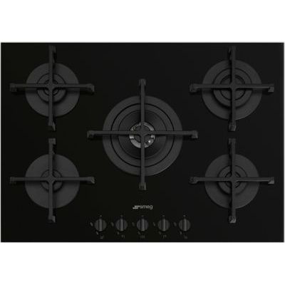 image SMEG PV275B, Plaque de cuisson à gaz SELEZIONE, Black