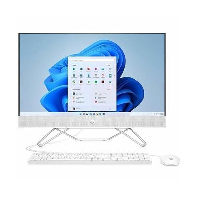 image PC de bureau HP All-in-One 27-cb0025nf - 27"FHD - AMD Ryzen 7 5700U - RAM 16Go - Stockage 512Go SSD - Windows 11 + Clavier et souris