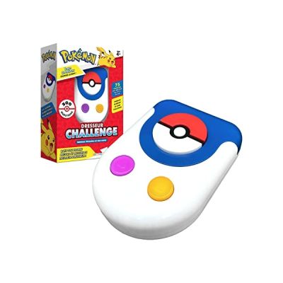 Bandai - Pokémon - Pokémon Dresseur Challenge - Quizz Pokémon - Jeu interactif, sans écran, sur l'univers Pokémon - Parle français - ZZ22125