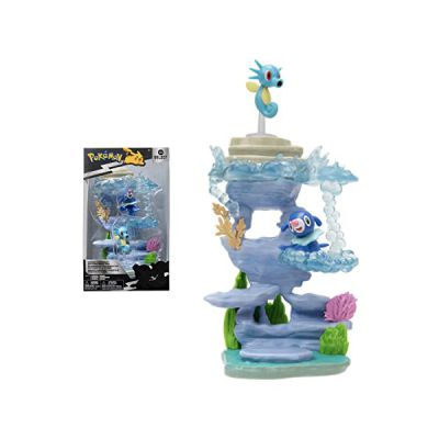 image Bandai - Pokémon - Pack environnement Pokémon - Environnement sous-marin avec figurines Otaquin et Hypotrempe 5cm - JW2769
