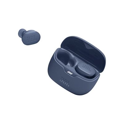 image JBL Tune Buds, Écouteurs sans fil avec Réduction de Bruit, Bluetooth 5.3, autonomie jusqu'à 48 h, charge rapide, son JBL Pure Bass, bleus