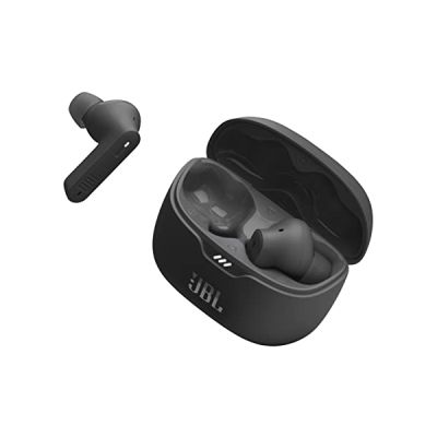 image JBL Tune Beam, Écouteurs sans fil avec Réduction de Bruit, Bluetooth 5.3, autonomie jusqu'à 48 h, charge rapide, son JBL Pure Bass, noirs