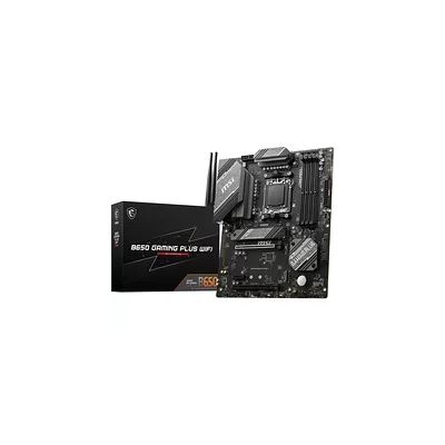 image MSI B650 GAMING PLUS WIFI Carte mère, ATX - Pour processeurs AMD Ryzen 9000, 8000 & 7000, AM5 - VRM double rail 14+2 phases, DDR5 6400+MHz/OC, 2 x PCIe 4.0 x16, 2 x M.2 Gen4, Wi-Fi 6E