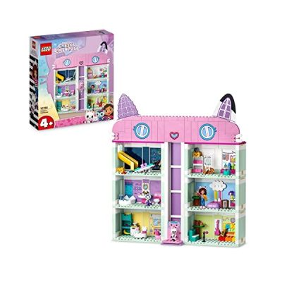 image LEGO La Maison Magique de Gabby - Jouet de Maison de Poupées à 4 Étages et 8 Pièces avec Gabby, Pandy et Marine et Figurines P’tichou - Idée Cadeaux Enfants Filles et Garçons Dès 4 Ans 10788