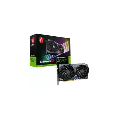 image MSI GeForce RTX 4060 Ti Gaming X 8G Carte Graphique - 8 Go GDDR6 (18 GB/s, 28 Bits), PCIe 4.0 - Twin FROZR 9 (2 x Ventilateurs TORX 5.0), RGB - HDMI 2.1, DisplayPort 1.4a