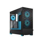 image produit Fractal Design Pop Air RGB Cyan Core Tempered Glass Clear Tint - livrable en France