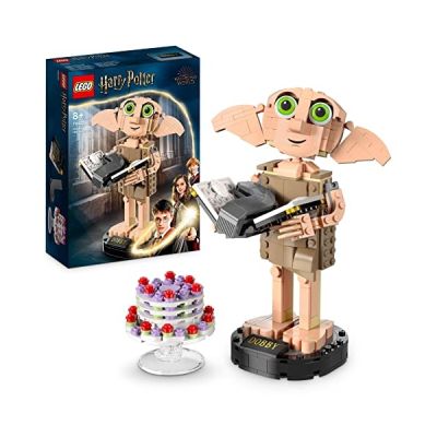 LEGO Harry Potter Dobby l’Elfe de Maison, Jouet Figurine et Accessoire de Décoration, Collection de Personnages, Cadeau pour Filles et Garçon Dès 8 Ans - 76421
