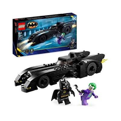 LEGO 76224 DC La Batmobile : Poursuite Entre Batman et Le Joker, Jouet de Voiture Batmobile 1989 & 76217 Marvel Je s'Appelle Groot, Jouet à Construire et Figurine du Bébé dans Le Film