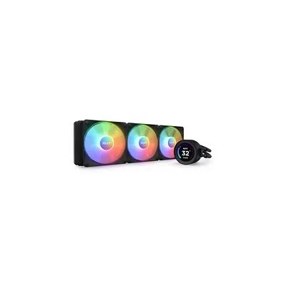 NZXT Kraken Elite 360 RGB - Refroidisseur CPU AIO 360mm, LCD - Noir
