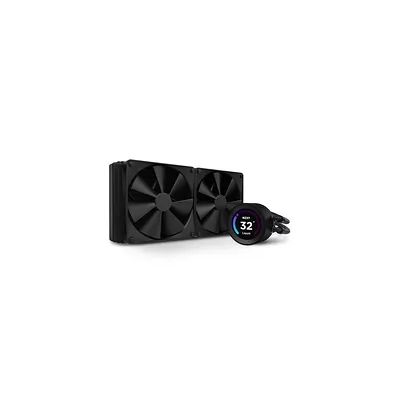 NZXT Kraken Elite 280 - RL-KN28E-B1-280mm AIO CPU Cooler - Customizable 2.36" LCD Display - High Performance Pump - 2 x F140P Fans - Black