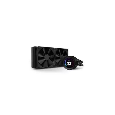 NZXT Kraken 360 - RL-KN360-B1 - Refroidissement liquide CPU AIO 360 mm - Écran LCD 1,54" personnalisable - Pompe haute performance - 3 ventilateurs F120P - Noir