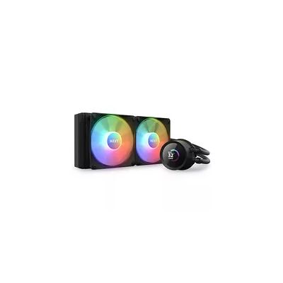 NZXT Kraken 240 RGB RL-KR240-B1 240mm AIO CPU Cooler Customizable 1.54" LCD Display High Performance Pump 2 x F120 RGB Core Fans Black