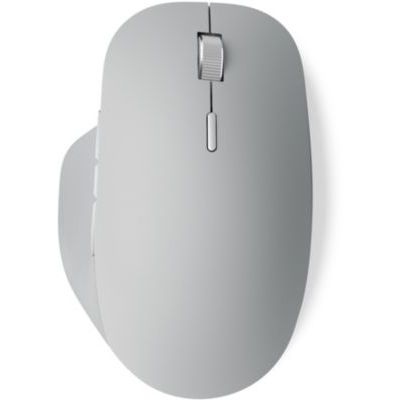 image Microsoft – Precision Mouse – Souris Bluetooth avec batterie rechargeable (utilisation filaire ou sans fil) – Platine (FTW-00002)