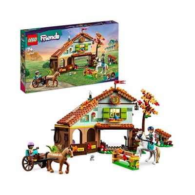 LEGO Friends L’Écurie d’Autumn - Jouet avec Chevaux, Carrosse et Accessoires d'Équitation - pour Les Amoureux des Animaux de Ferme, Cadeau pour Garçons, Filles et Enfants Dès 7 Ans 41745