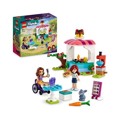 LEGO 41753 Friends La Crêperie, Jouet Créatif pour Filles et Garçons Dès 6 Ans avec Mini-Poupées Paisley et Luna Plus Figurine Lapin, Petit Cadeau pour Enfants