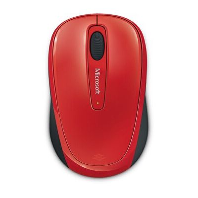 image Microsoft Wireless Mobile Mouse 3500 - Souris sans fil Rouge