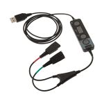 image produit Jabra Link 265 USB avec 2 QD Câble de double écoute avec l'option "Muet"