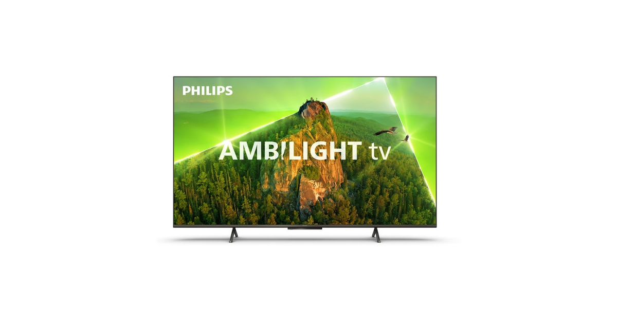 Philips Ambilight PUS8508 164 cm (65 Pouces) Smart 4K LED TV, UHD & HDR10+, 60Hz, Moteur P5 Perfect Picture, Dolby Atmos, Enceintes 20W