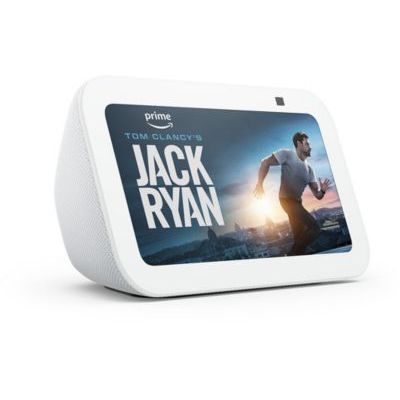 image Echo Show 5 (3e génération) | Écran tactile connecté compact avec Alexa pour le contrôle de votre maison connectée et bien plus | Blanc