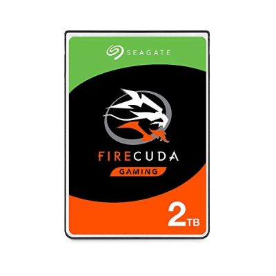 image Seagate FireCuda 2 To, Disque hybride hautes performances SSHD – 2,5 pouces SATA 6 Gbit/s Flash, 8 Go de mémoire cache, pour PC portable de jeu (ST2000LX001)
