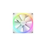 image produit NZXT F140 RGB Duo - RF-D14SF-W1 - Ventilateur RGB double LED de 140 mm - 20 LED configurables individuellement - Airflow et pression statique équilibrées - Commande PWM - Blanc - livrable en France