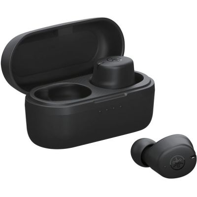 image Yamaha TW-E3C Écouteurs Bluetooth Intra-Auriculaires sans Fil avec Technologies True Sound et Clear Voice Capture - Noirs