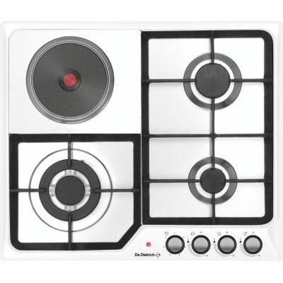 image Table mixte DE DIETRICH DPE3601WM Blanche
