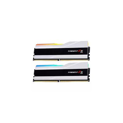 image DDR5 G.Skill Trident Z5 Blanc RGB - 96 Go (2 x 48 Go) 6400 MHz - CAS 32