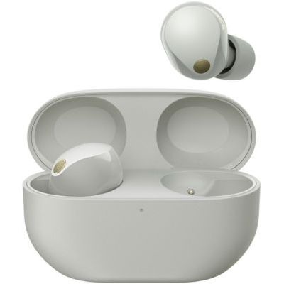 image Sony WF-1000XM5 écouteurs sans Fil à réduction de Bruit, Bluetooth, Intra-Auriculaires avec Micro, 36 Heures d'autonomie, Charge Rapide, IPX4, Compatible iOS et Android - Argent