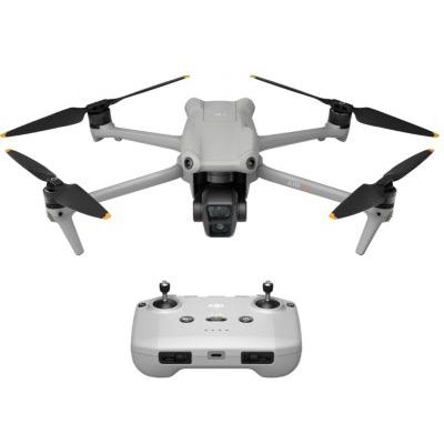 image DJI Air 3 (DJI RC-N2), drone à télécam. moy. et double caméra principale grand-angle, temps de vol max. 46 min, détection d’obstacles omnidirect., photos 48 MP, vidéo HDR 4K/60 ips, O4, C1 certifié