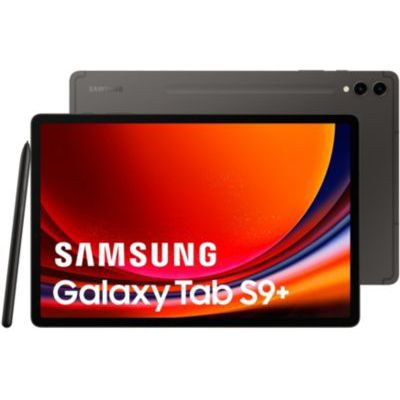 image Samsung Galaxy Tab S9+ Tablette avec Galaxy AI, Android, 12.4" 256Go de Stockage, Lecteur MicroSD, Wifi, S Pen Inclus, Anthracite, Exclusivité Amazon Version FR