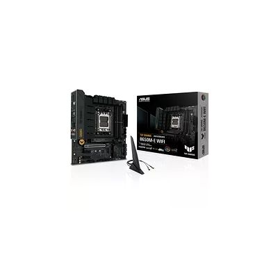 image ASUS TUF GAMING B650M-E WIFI – Carte mère gaming AMD Ryzen AM5 Micro-ATX (DDR5, 8+2 phases d'alimentation, PCIe 5.0, M.2, WiFi 6, Aura Sync RGB)