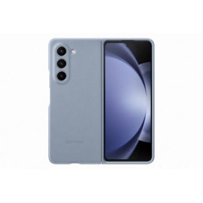 image Samsung Galaxy Officiel Etui en Eco-Cuir pour Z Fold5 Bleu