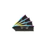 image produit CORSAIR Vengeance RGB DDR5 RAM 64GB (4x16GB) 6000MHz CL36 Intel XMP Mémoire D'ordinateur Compatible iCUE - Noir (CMH64GX5M4B6000C36)